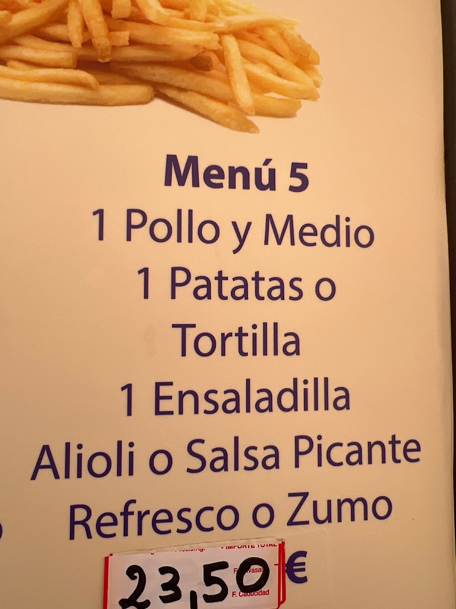 Menu Asador De Pollos Las Delicias-6