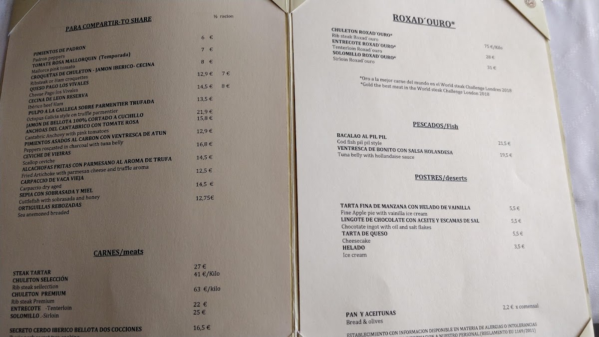 Menu Asador Marisquería Puro Fuego-7