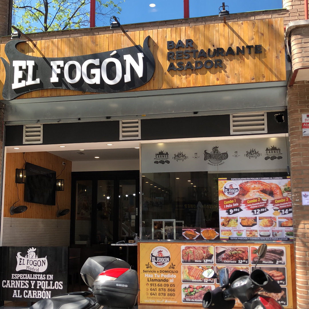 Asador Y Pollos A La Brasa El Fogón Madrid - Pueblo Nuevo