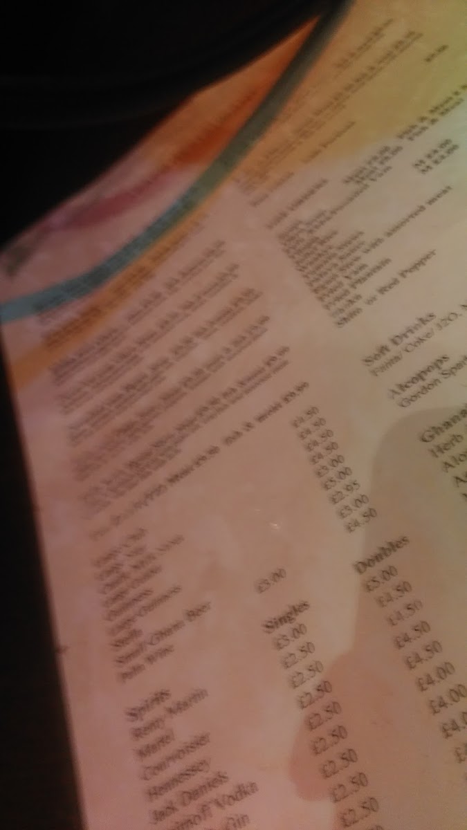 Menu Asafo Ghanaian Restaurant-7