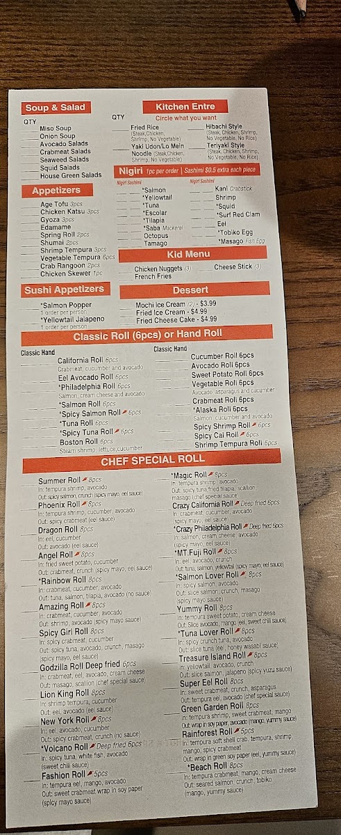 Menu Asahi Sushi-10