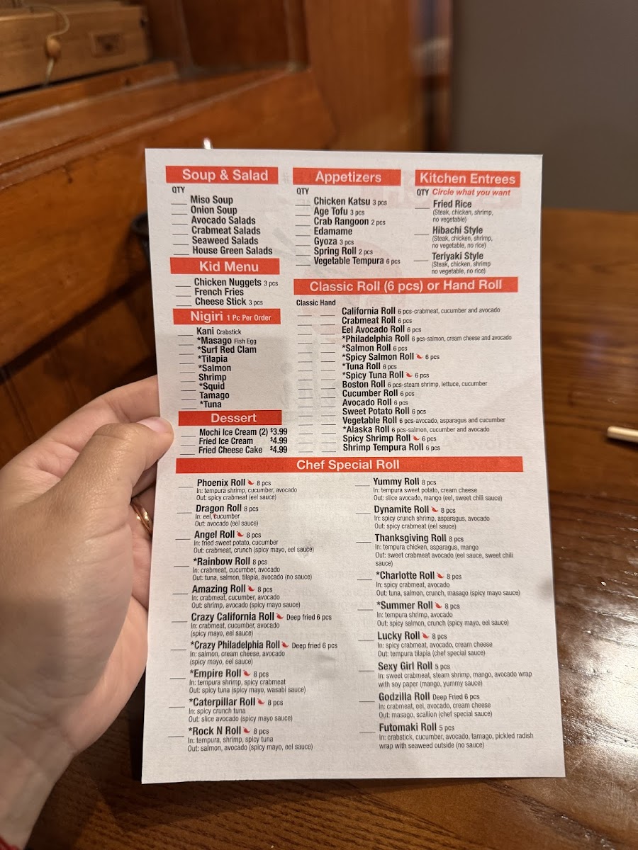 Menu Asahi Sushi-5