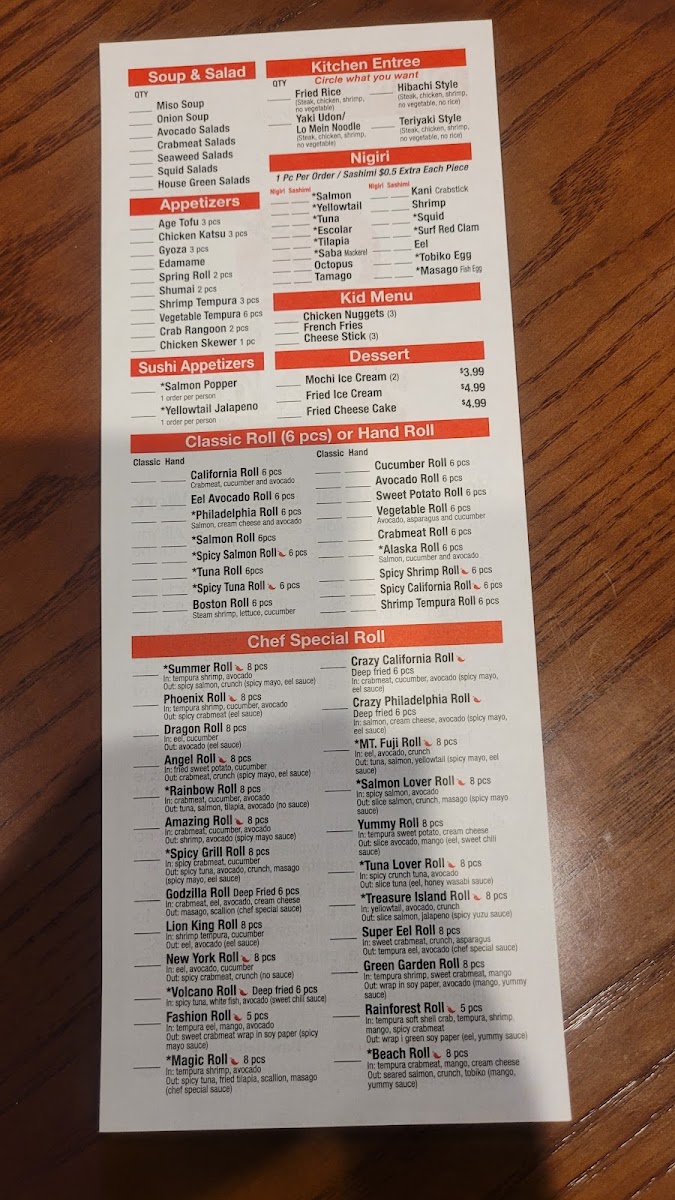 Menu Asahi Sushi-8