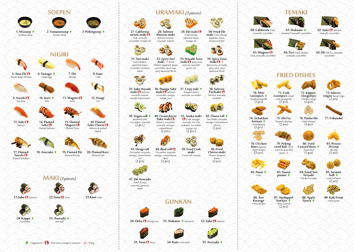 Menu Asaka-1