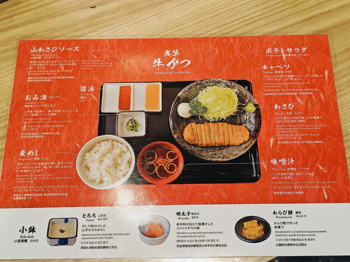 Menu Asakusa Gyukatsu-2