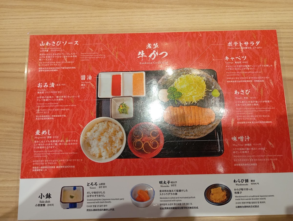 Menu Asakusa Gyukatsu-4