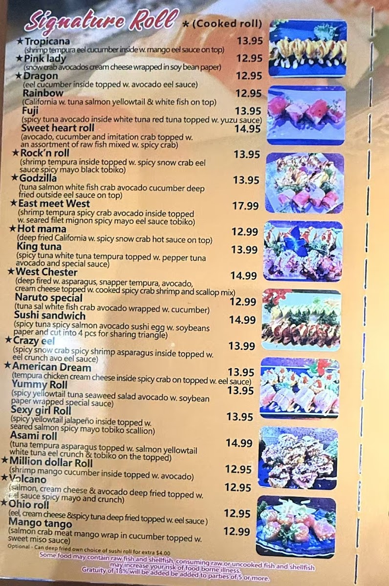 Menu Asami Hibachi Sushi Bar-10