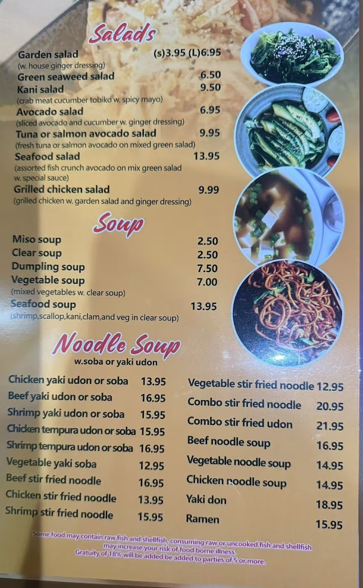 Menu Asami Hibachi Sushi Bar-9
