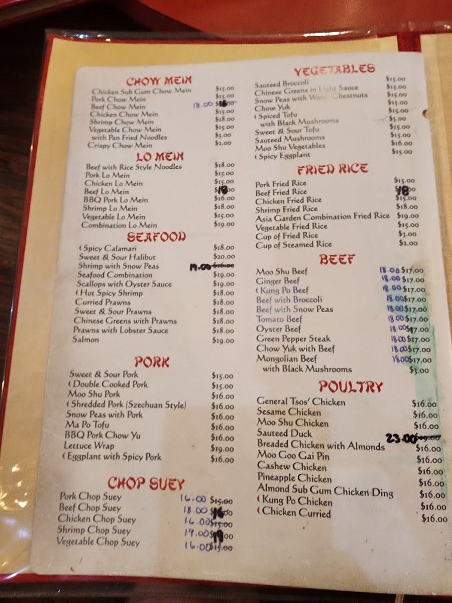 Menu Asia Garden Restaurant-3