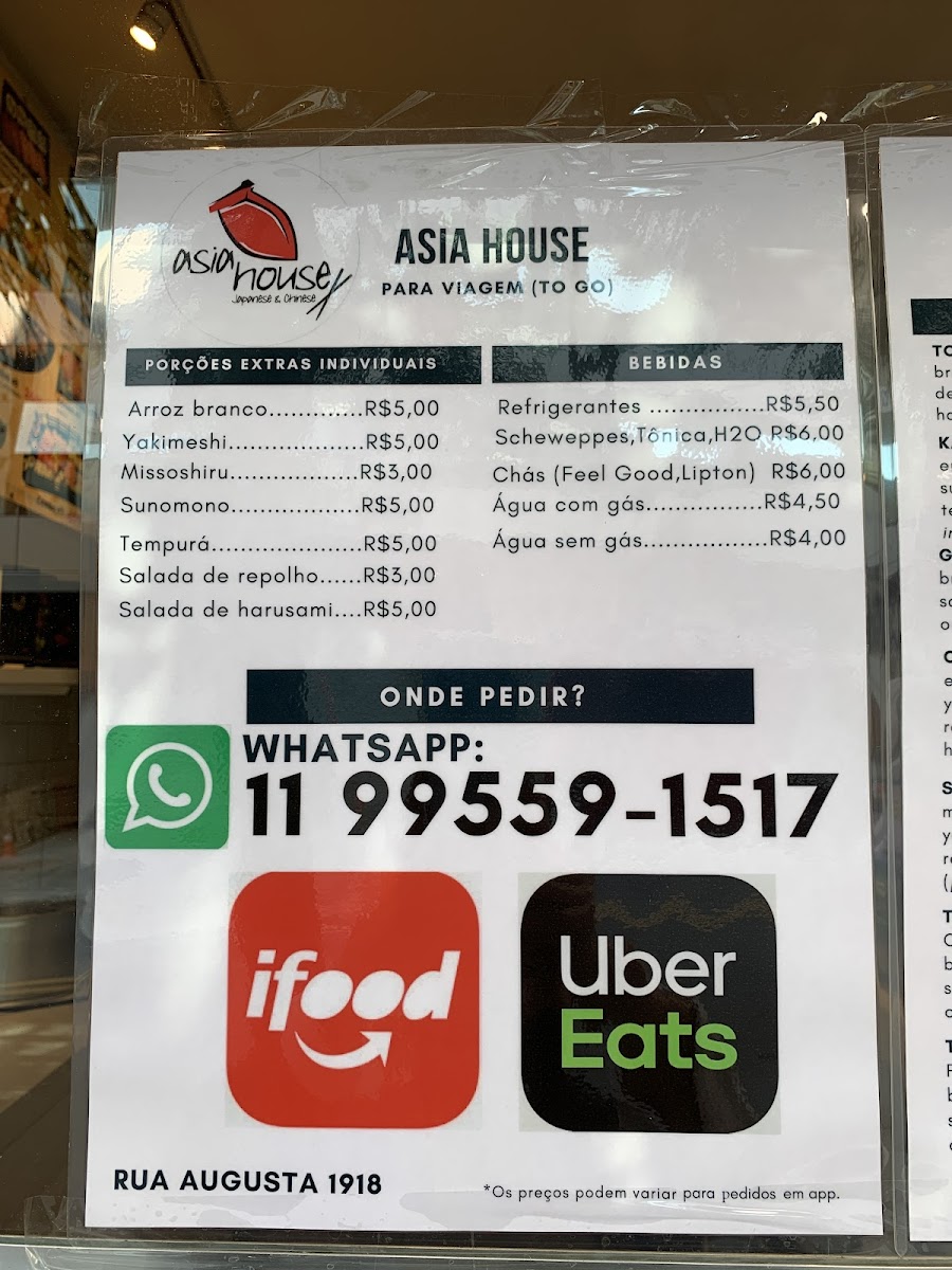 Menu Ásia House - Jardins-9