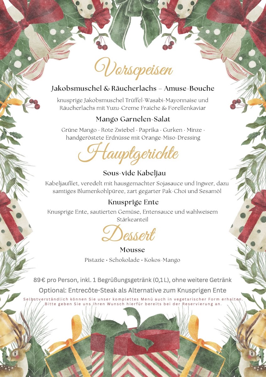 Menu Asia Moon
