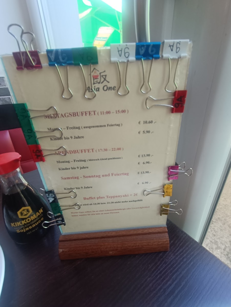 Menu Asia One-9