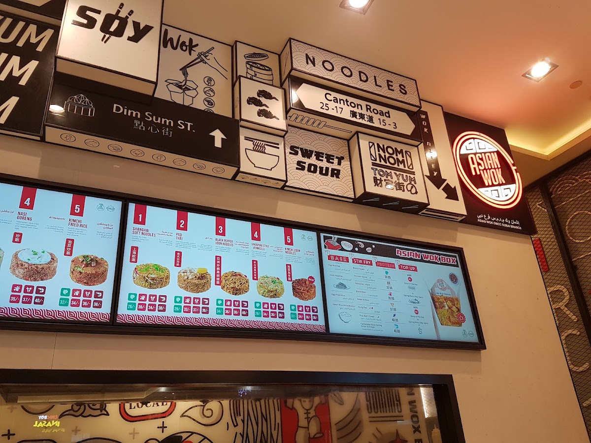 Menu Asian Wok • Chinese Restaurant - Moe Food Court-6