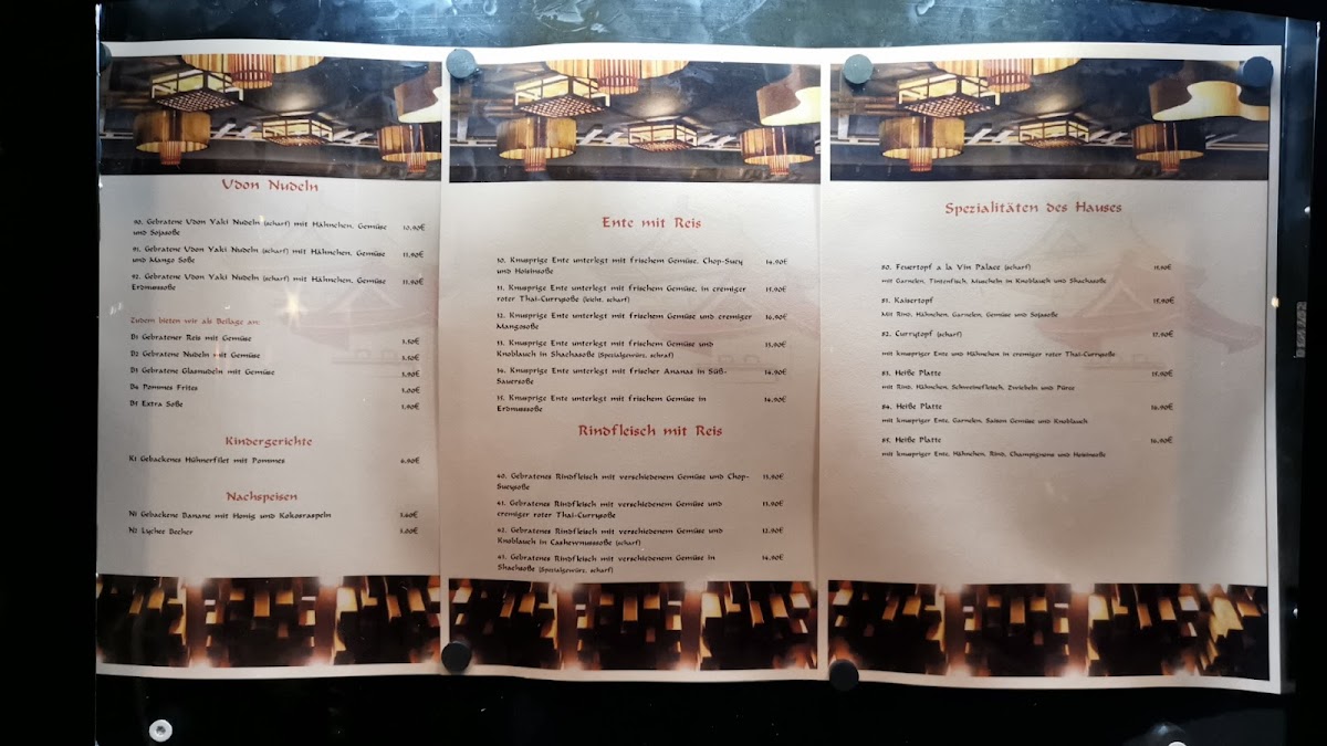Menu Asiatisches Restaurant Vin Palace-2