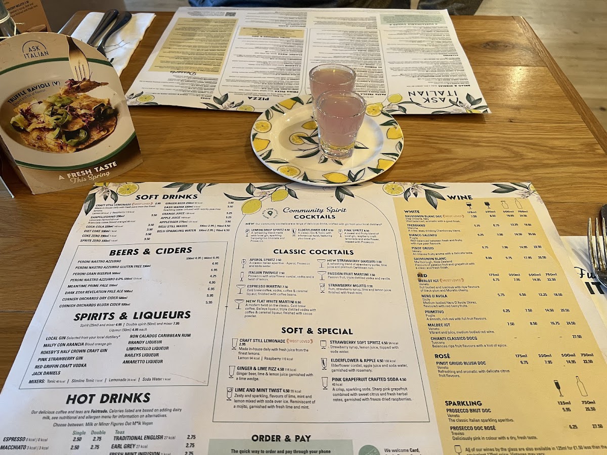 Menu Ask Italian - Hull-4