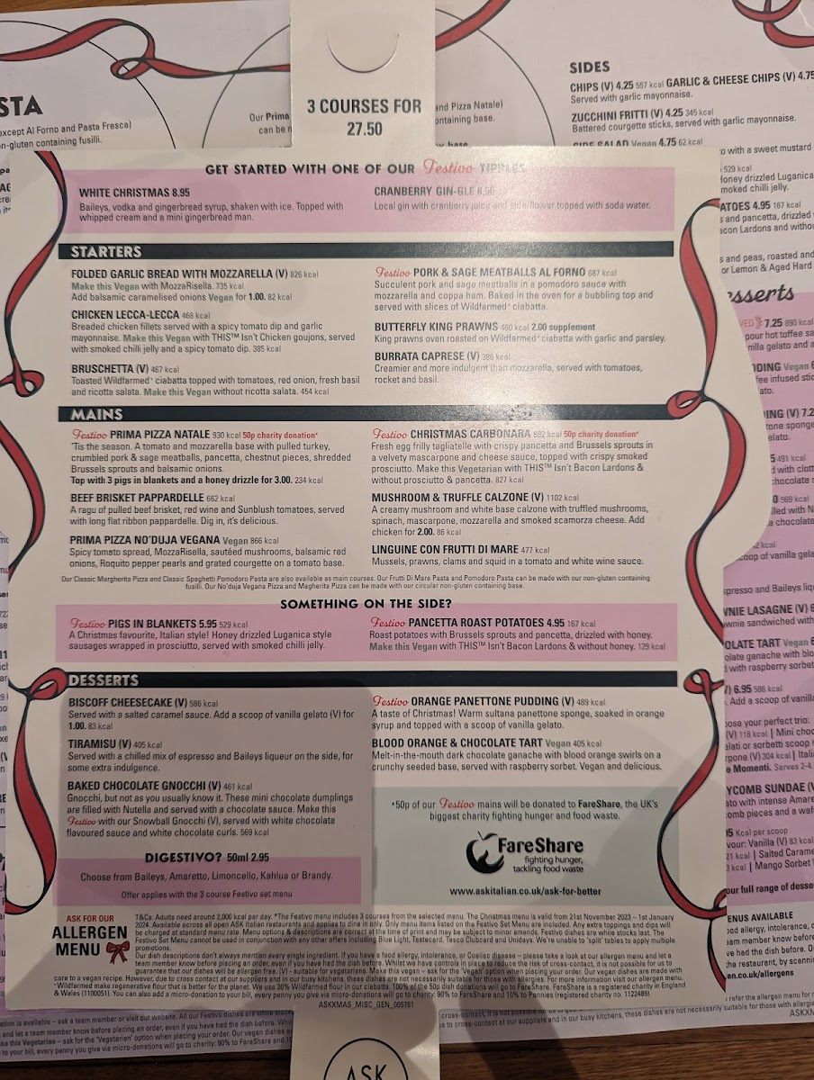 Menu Ask Italian - Hull-6
