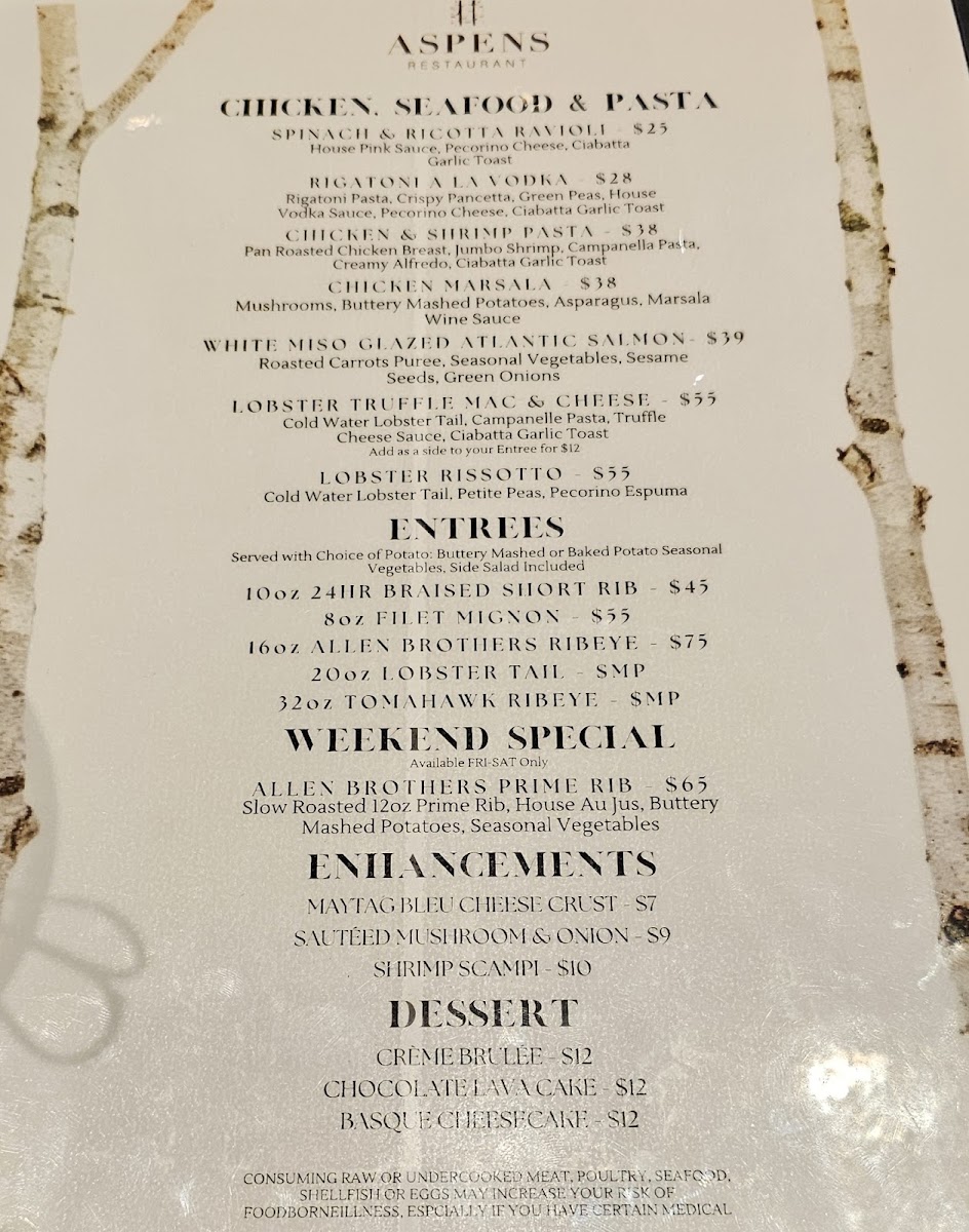 Menu Aspens Steakhouse-1