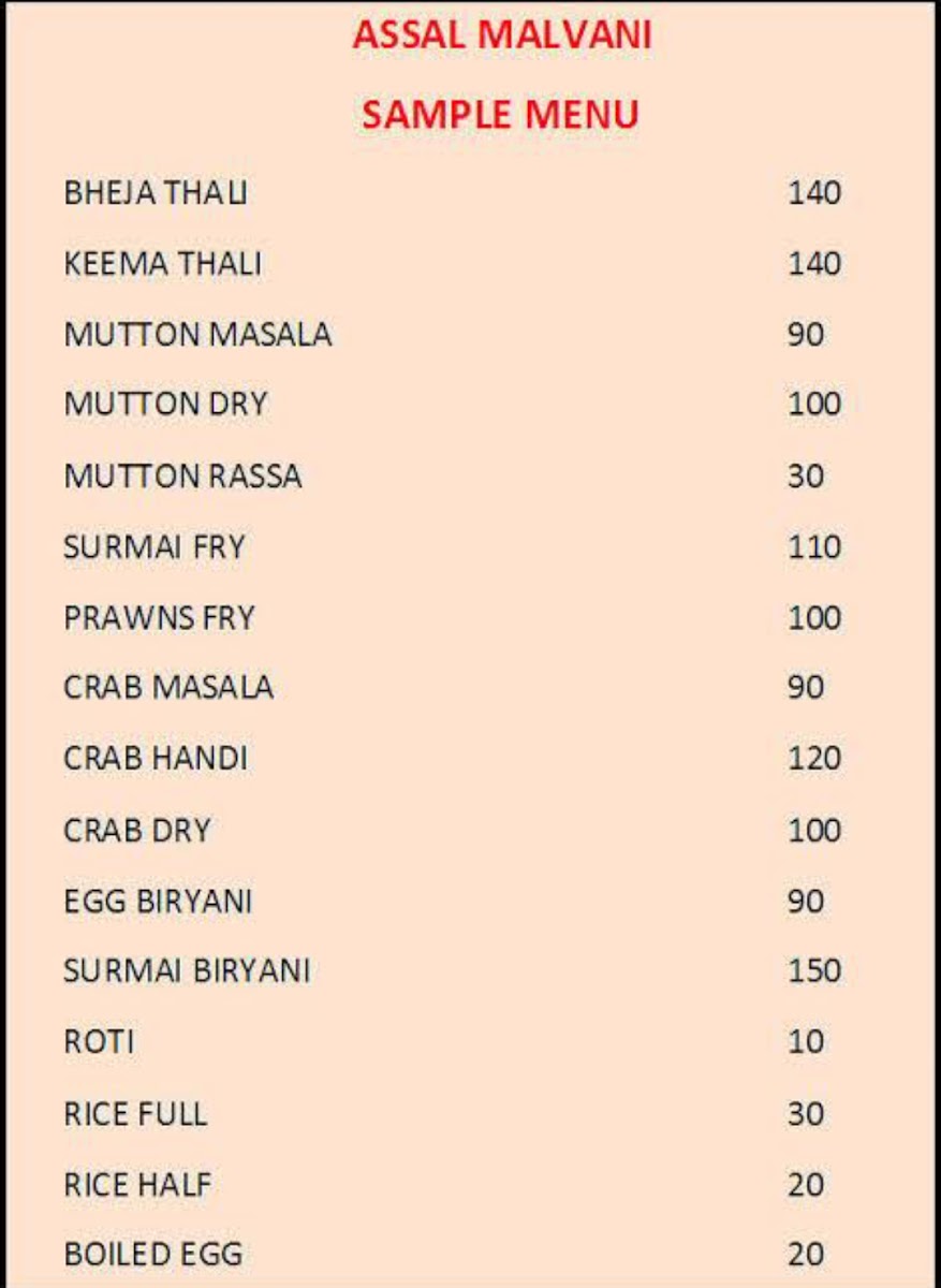 Menu Assal Malvani-4