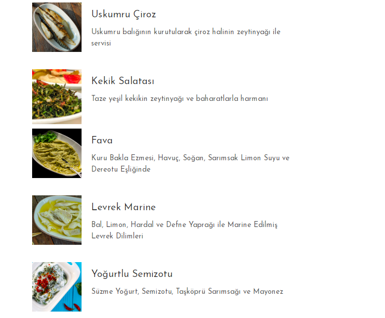 Menu Assos Balıkçısı-1