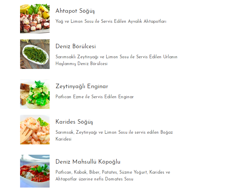 Menu Assos Balıkçısı-5
