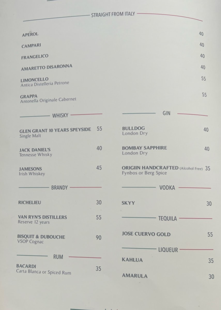 Menu Asta Italian Restaurant-4
