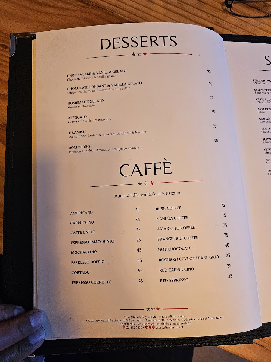 Menu Asta Italian Restaurant-9