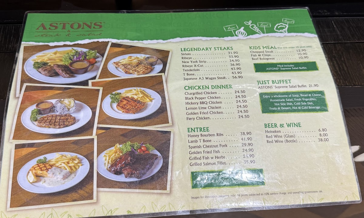 Menu Astons Steak & Salad @ Marina Square-4