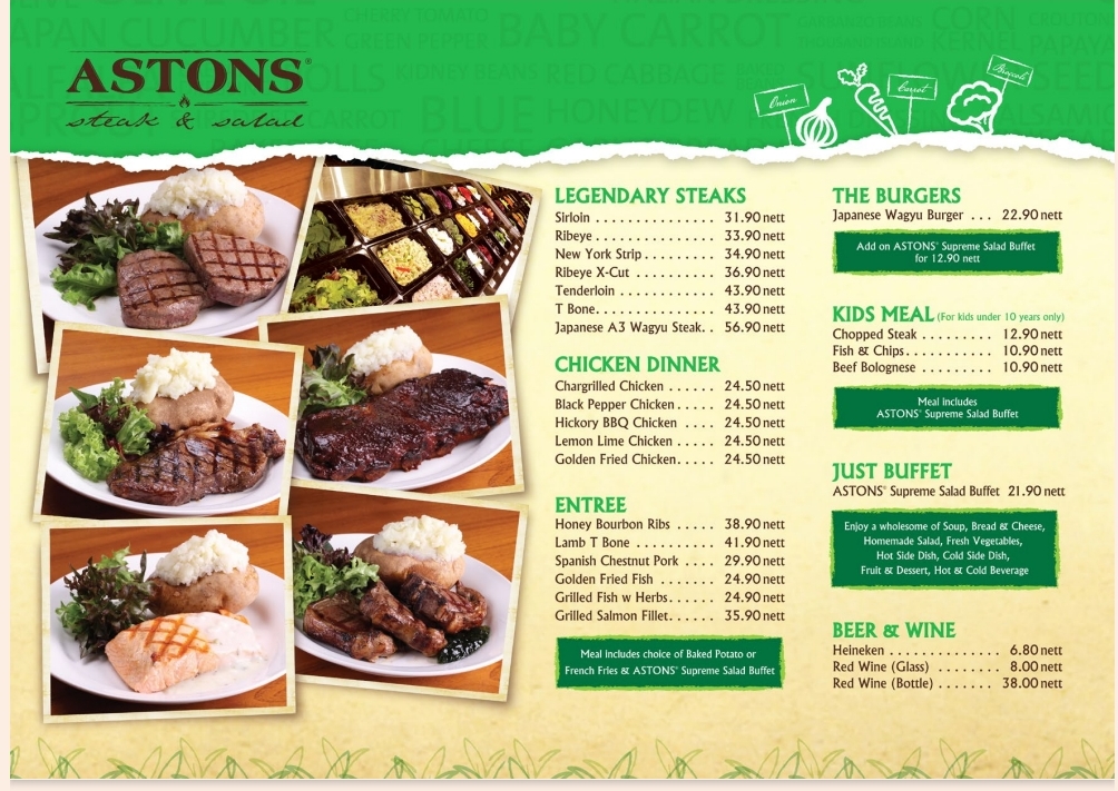 Menu Astons Steak & Salad @ Marina Square-5