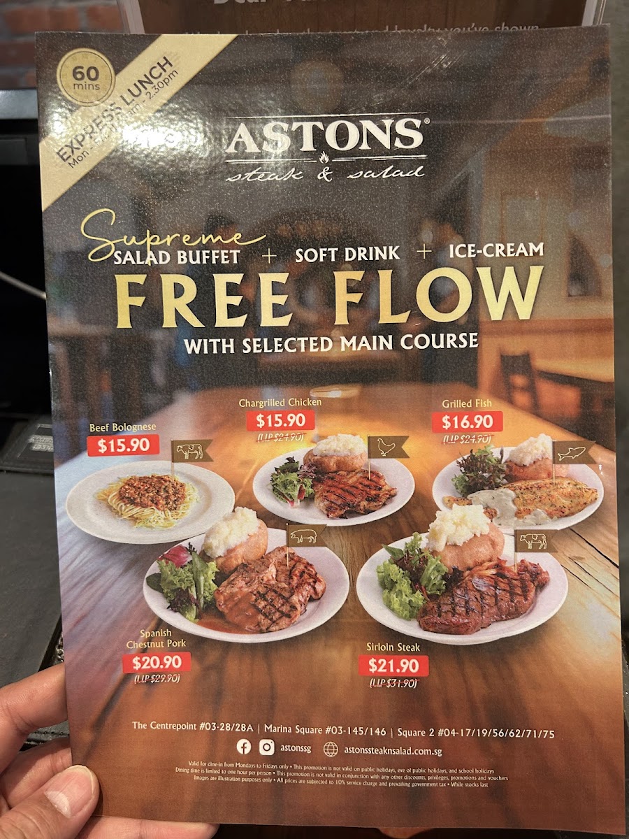 Menu Astons Steak & Salad @ Marina Square-8