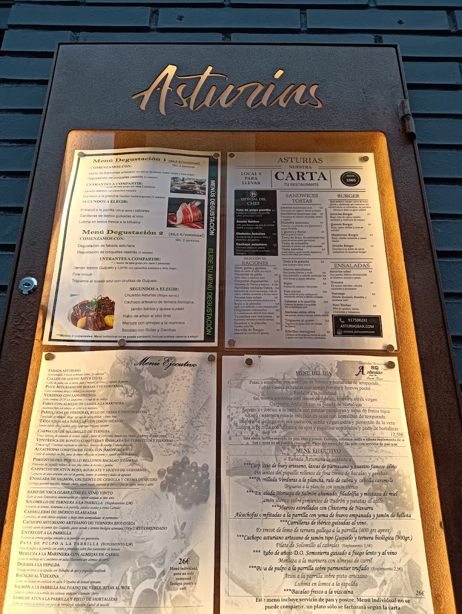 Menu Asturias Gastrobar Restaurante-1