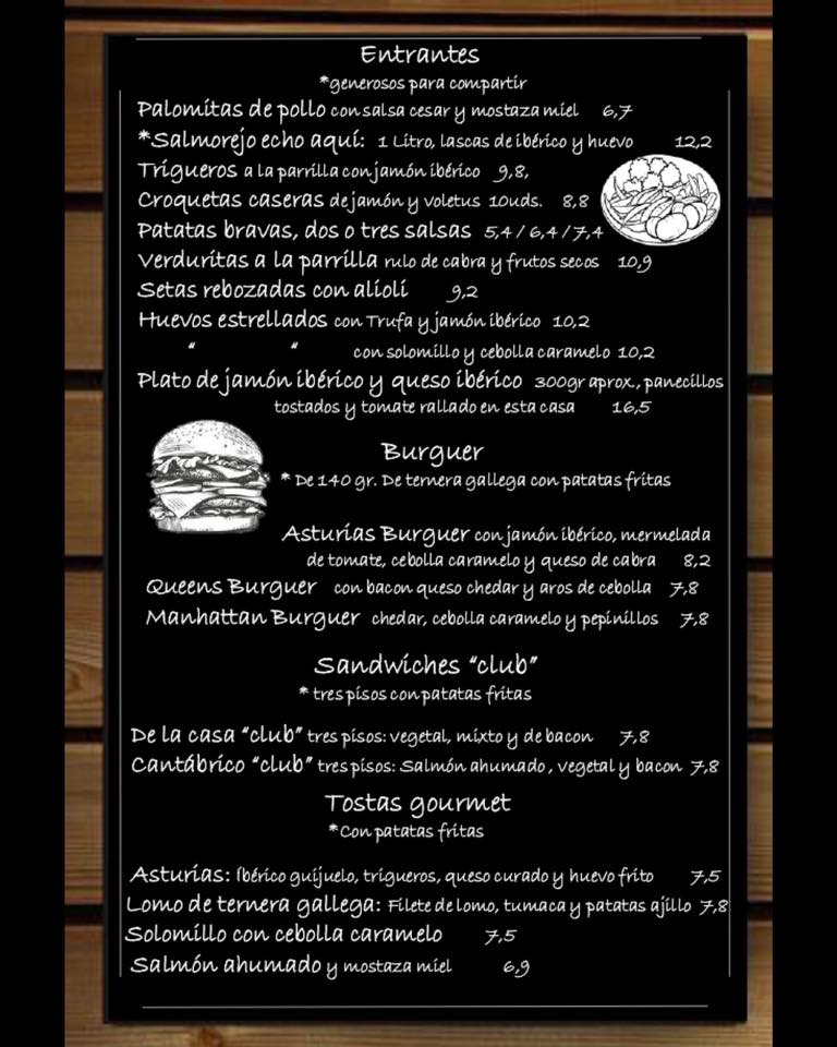Menu Asturias Gastrobar Restaurante-5
