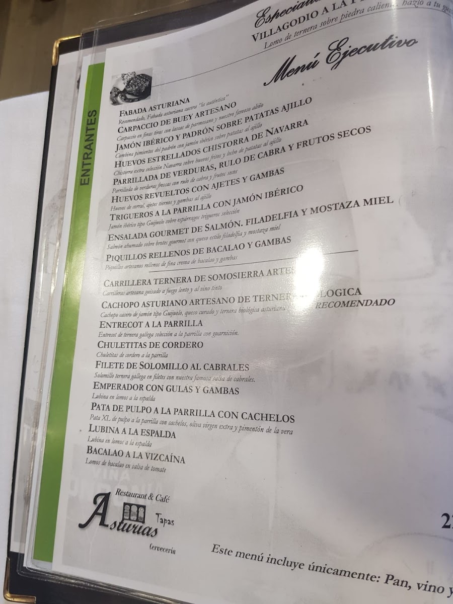 Menu Asturias Gastrobar Restaurante-7