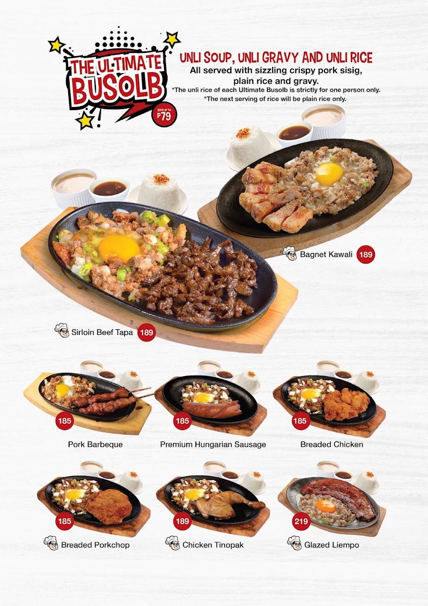 Menu Asyong's Sizzling And Tapsi House-3