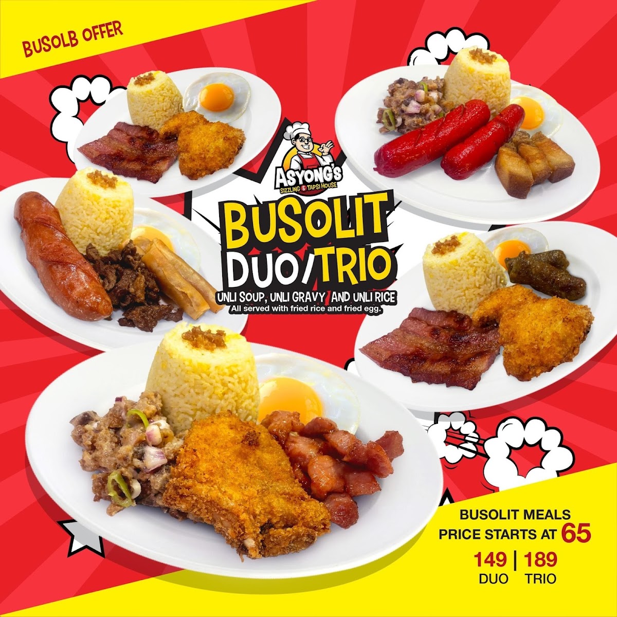 Menu Asyong's Sizzling And Tapsi House-8