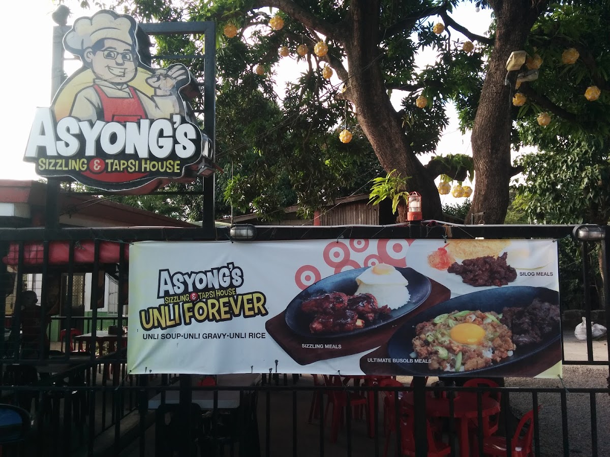 Menu Asyong's Sizzling And Tapsi House-9