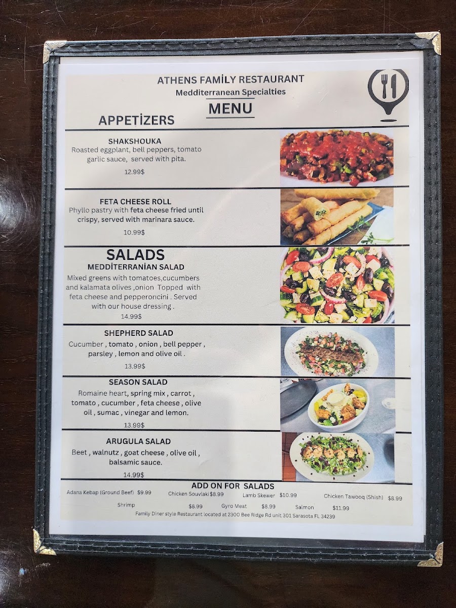 Menu Athens Family Restaurant-10