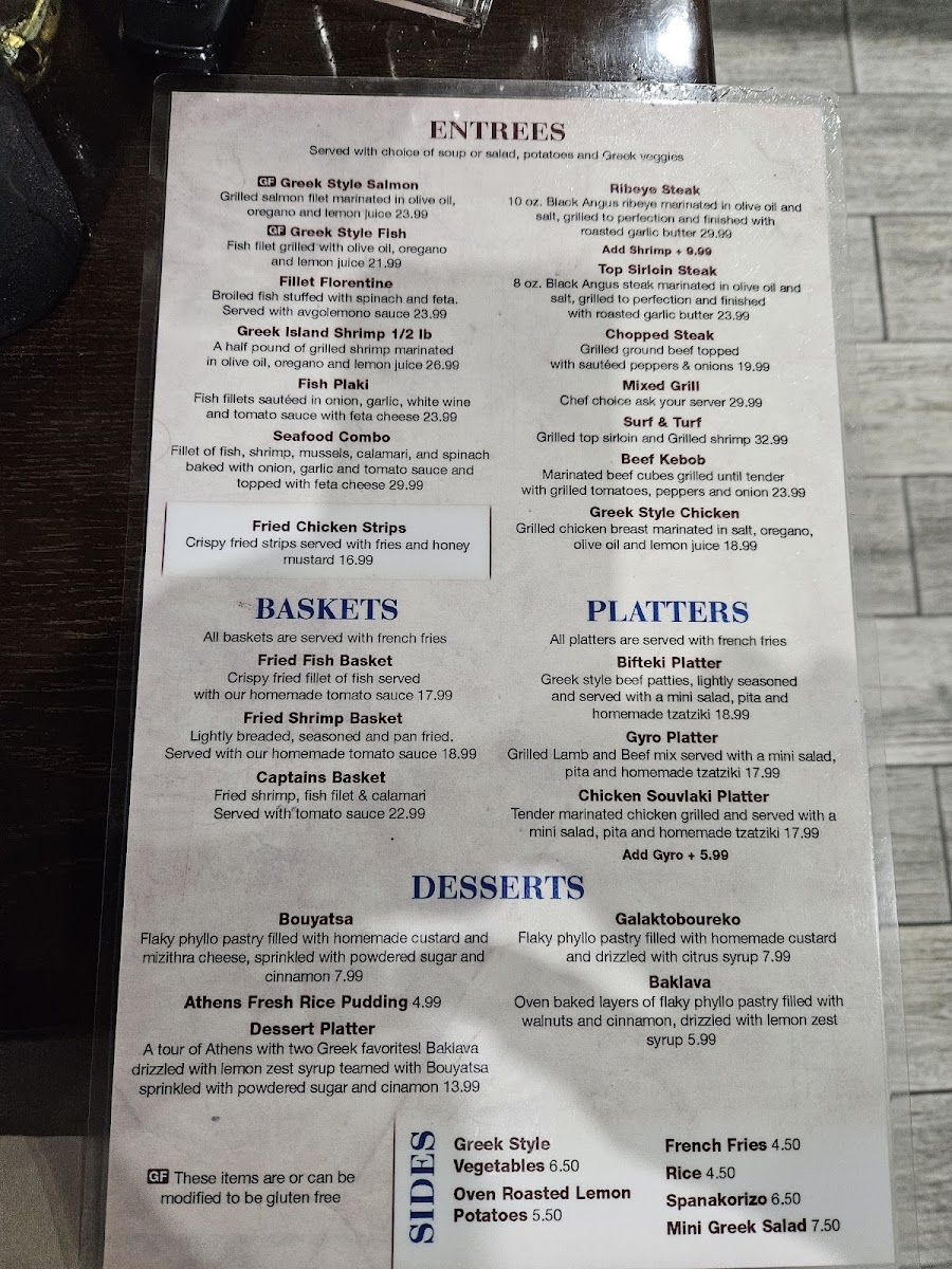 Menu Athens Family Restaurant-7