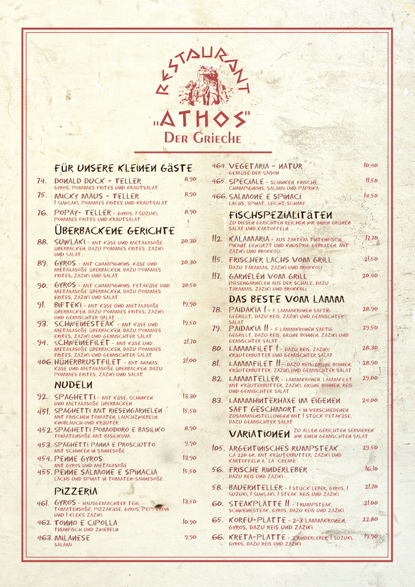 Menu Athos Der Grieche-1
