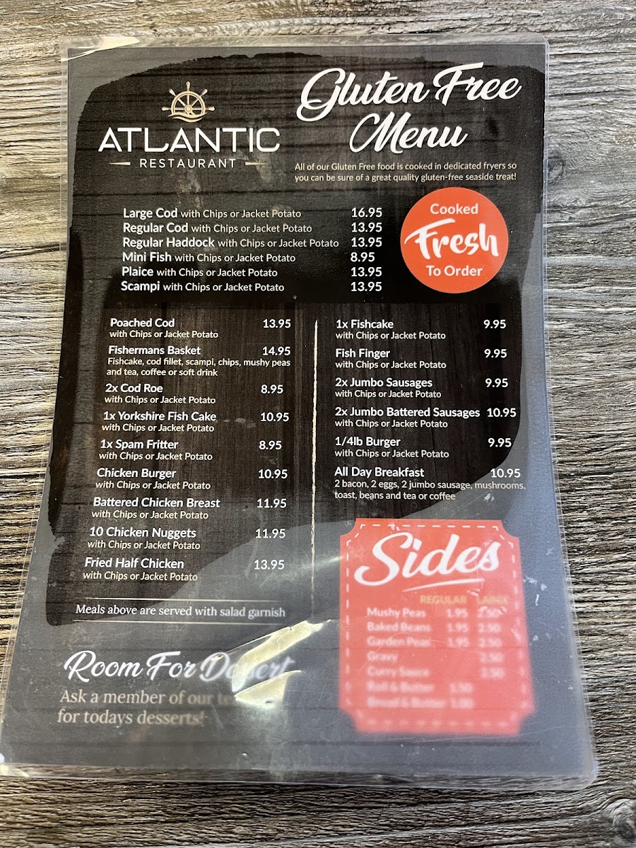 Menu Atlantic Fish Bar & Diner-1