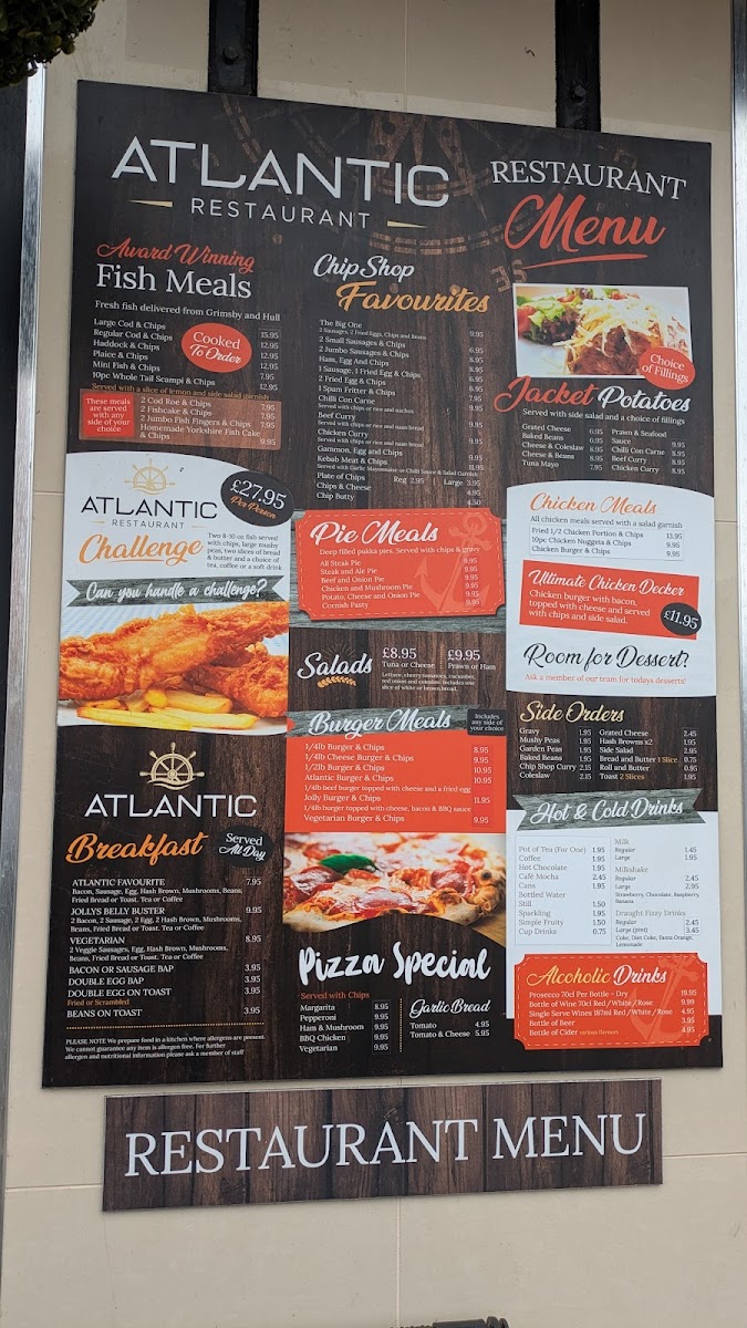 Menu Atlantic Fish Bar & Diner-5