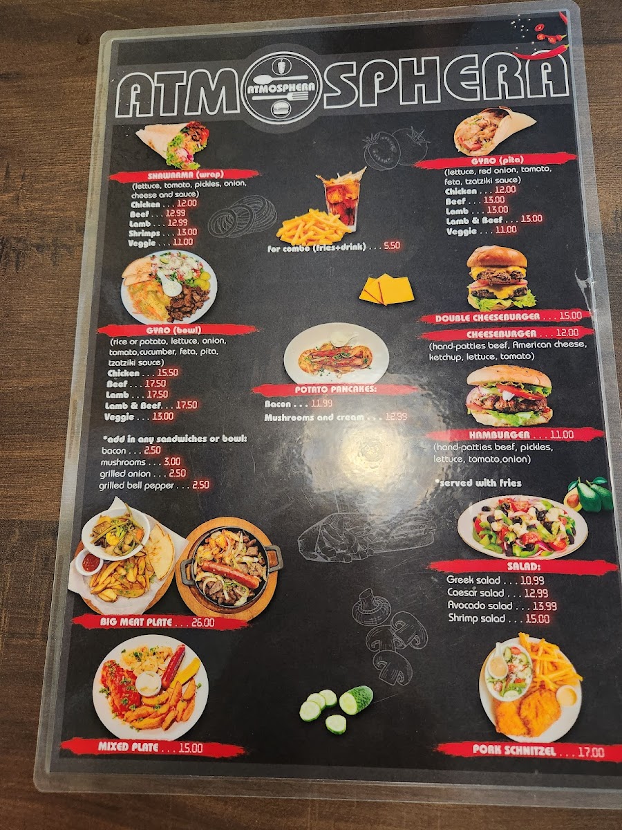Menu Atmosphera Restaurant-10