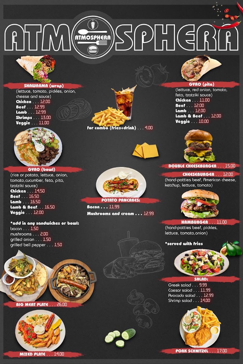 Menu Atmosphera Restaurant-2