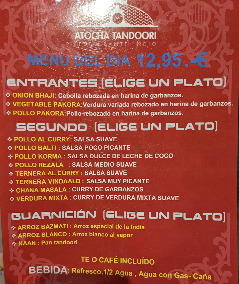 Menu Atocha Tandoori-9
