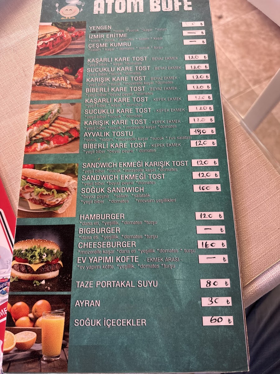 Menu Atom Büfe-5