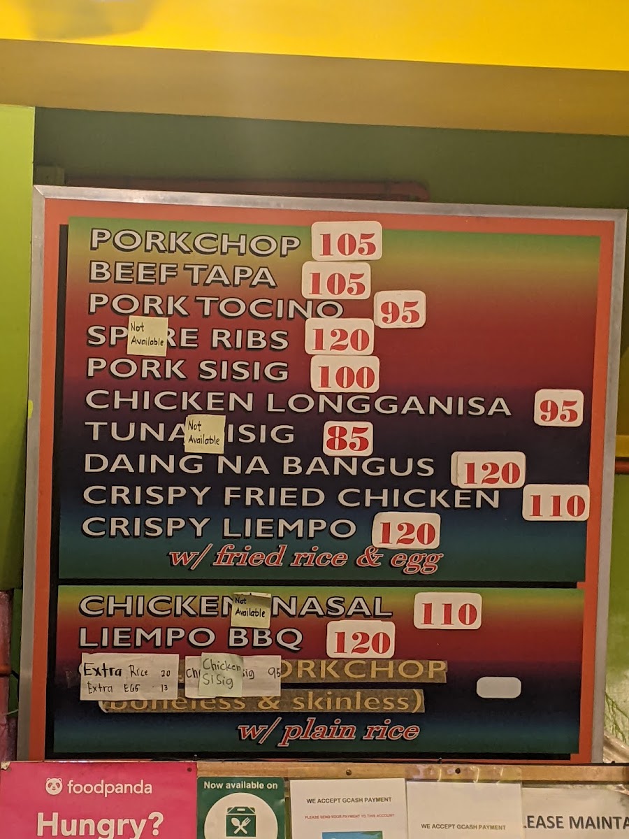 Menu Atoy's Porkchop - South Hampton-2