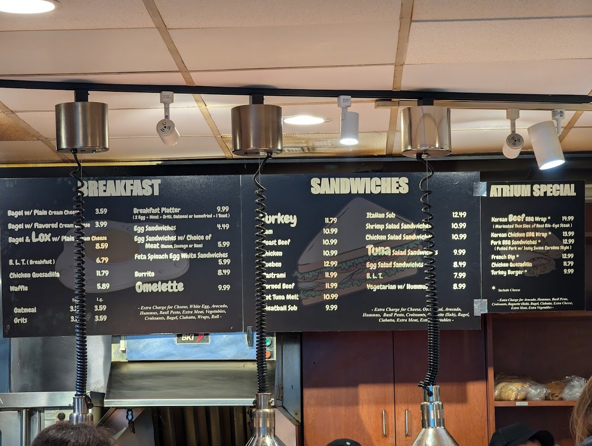 Menu Atrium Cafe-10