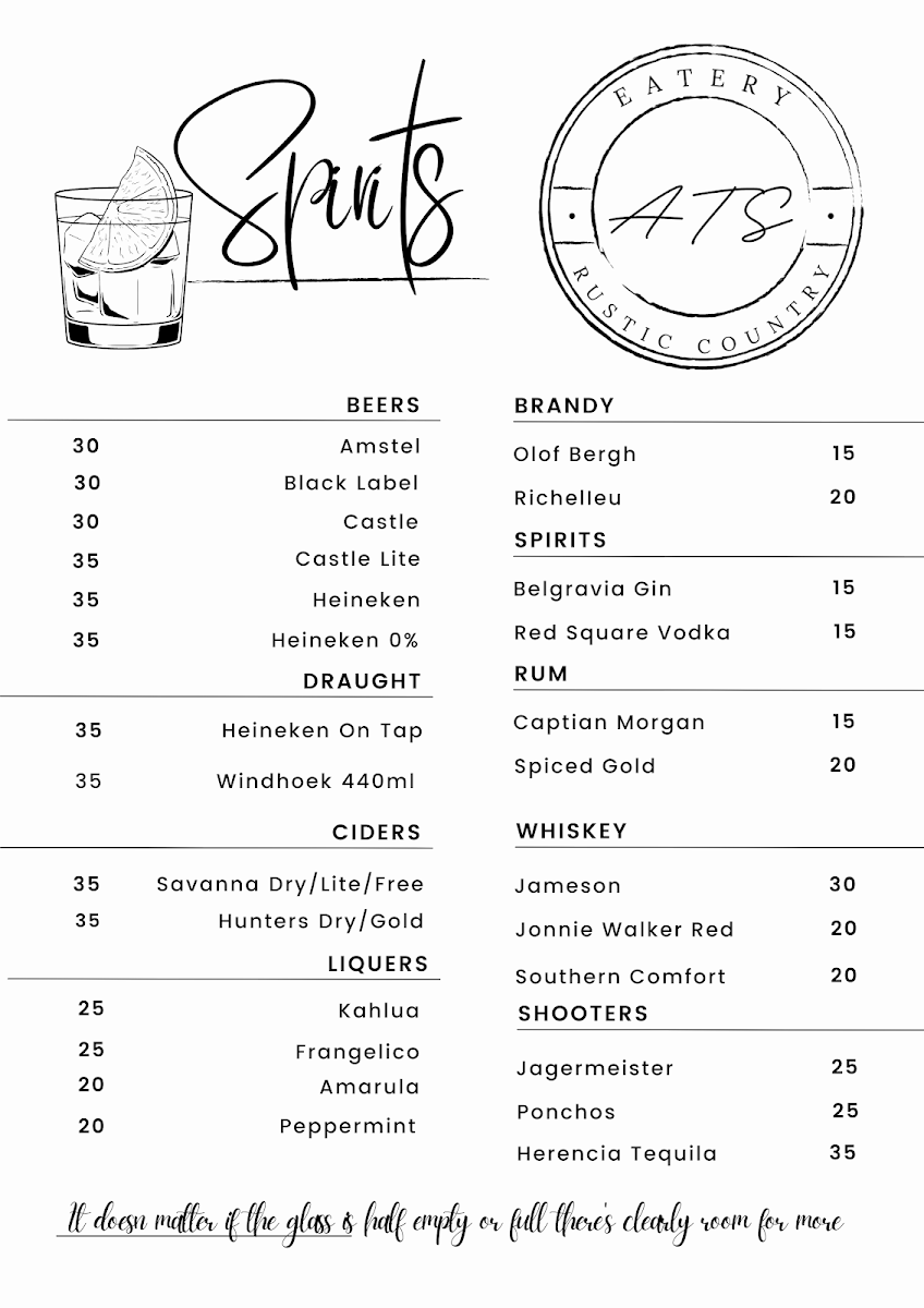 Menu Ats Eatery & Bar-2