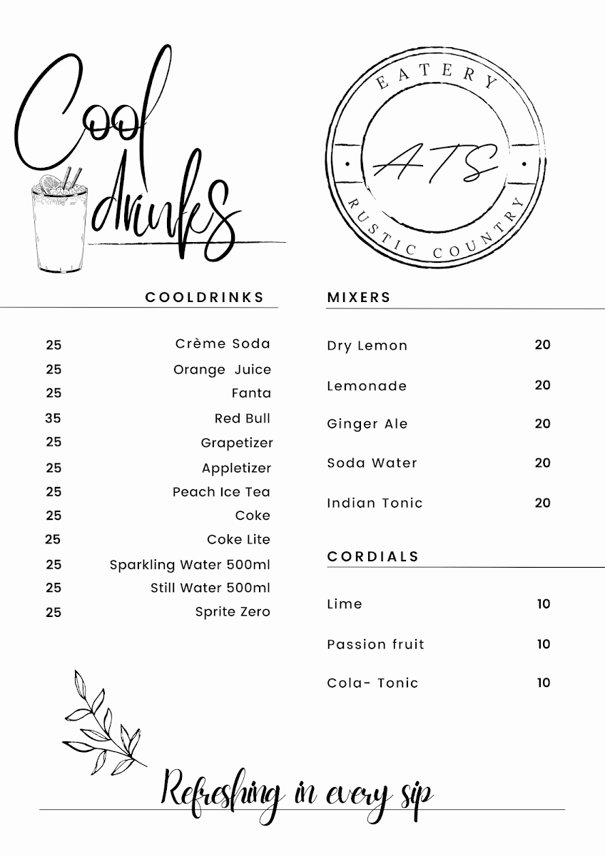 Menu Ats Eatery & Bar-4