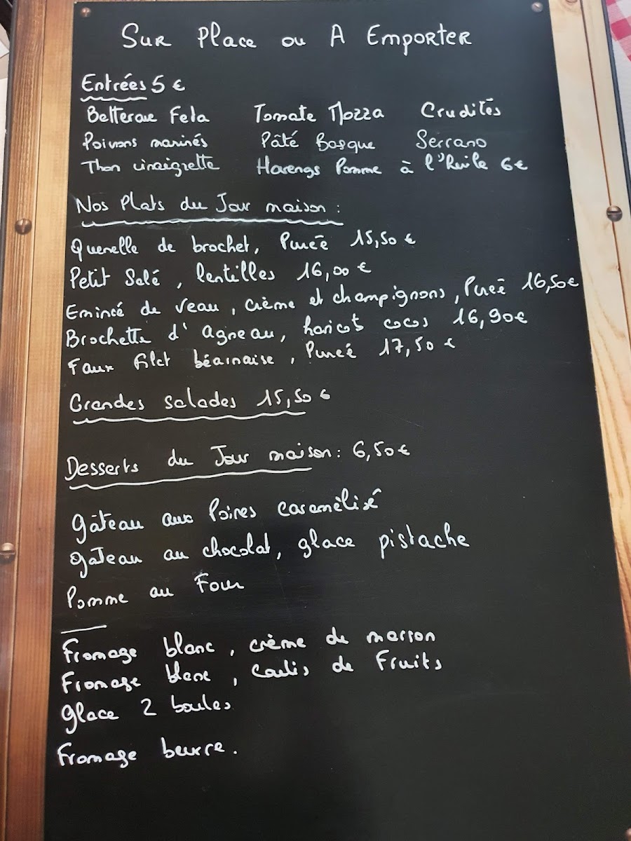 Menu Au Babylone-5