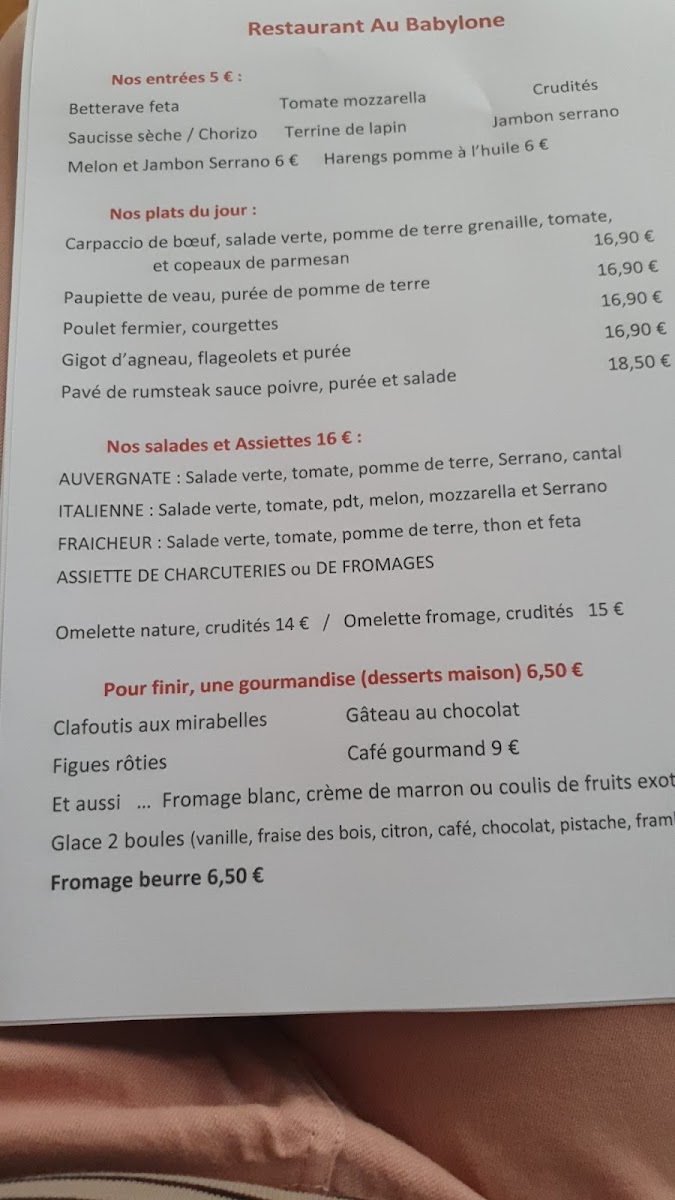 Menu Au Babylone-6